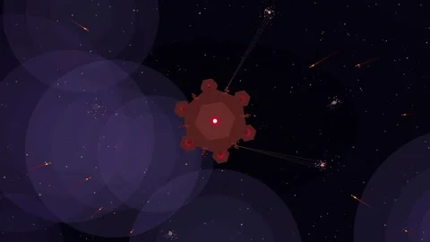 Unique abstract design element featuring geometric shapes in deep space set.. Stock Footage 322127872