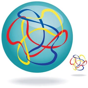 Unique abstract design element Stock Illustration