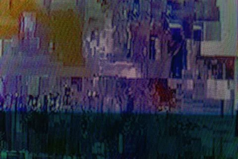 Unique abstract digital design backdrop with tv glitch error 스톡 사진