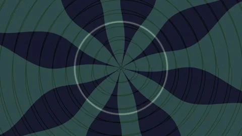 Unique abstract pattern with circular shapes and waves in Video stock 339500110