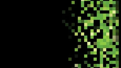 Unique abstract pixel animation. Animation. Abstract animation of multicolored Stock Illustration