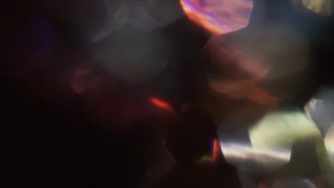 Unique abstract play of iridescent bokeh, loopable, surrealistic motion surface Vídeos de archivo 104523779