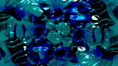 Unique Abstract Psychedelic Animation Stock Footage 117211576