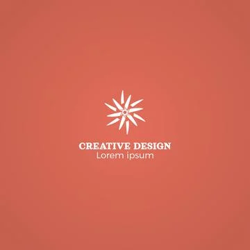 Unique Aesthetic Creative Logo Design Vector EPS10 Stock Illustration