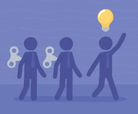 Unique and individuality Stock Illustration