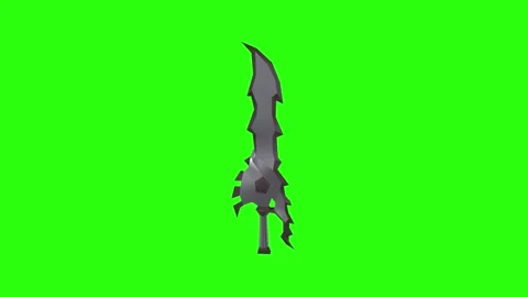 Unique animated sword design on green screen background for effects Stock-Footage 292682996