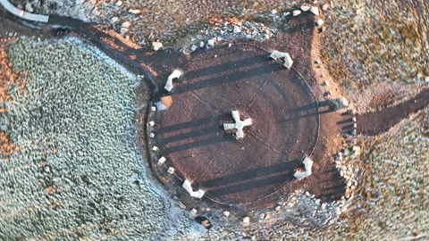 Unique Arctic Henge Video stock 229207512