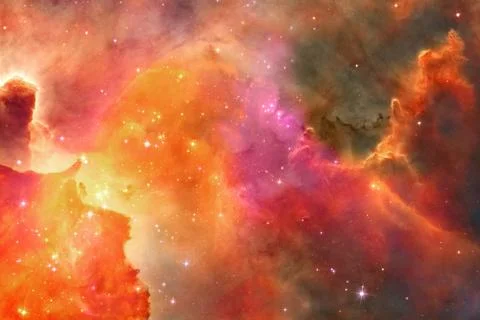 A Unique Artistic Abstract Multicolored Smooth Beautiful Galaxy Artwork Stock Illustration