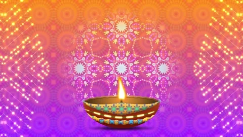 Unique background of Diwali holiday with eye pleasing colours and tradition.. Stock Footage 316913867