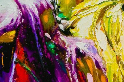 Unique background with lots of colours, textures Stock Photos