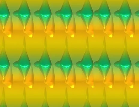 Unique background in yellow, turquoise and gold with a glowing effect. Illustrazione stock
