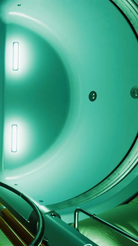 Unique bathtub with bright light and smooth surface in a warm space Vidéo 332212576