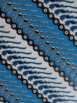 Unique batik motifs Stock Photos