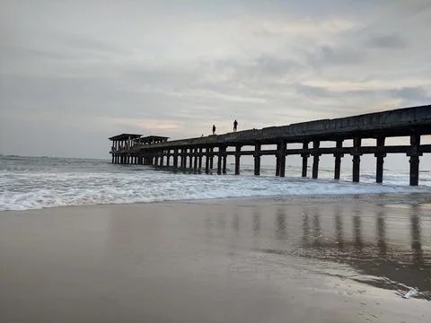 A unique beach Stock Photos
