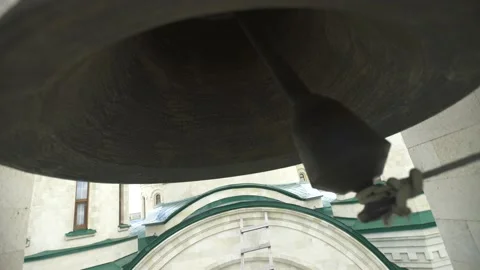 Unique bell frame in close-up in 4K Video stock 120730315