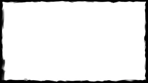 Unique black border or frame on white background 01 Stock Photos