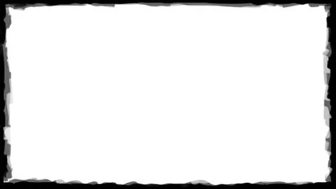 Unique black border or frame on white background 09 Stock Photos