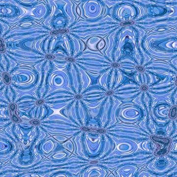 Unique Blue Abstract Design or web wallpaper. Transluscent and elegant.  Sky Stock Illustration