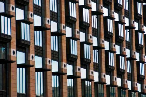 Unique building facade Stock-Fotos