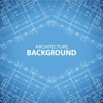 Unique building structure background Ilustración de archivo