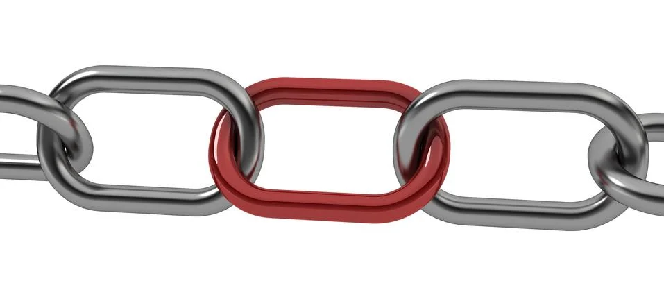 Unique chain Stock Illustration