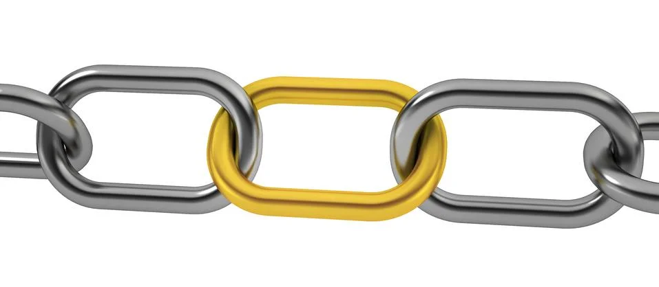Unique chain Stock Illustration