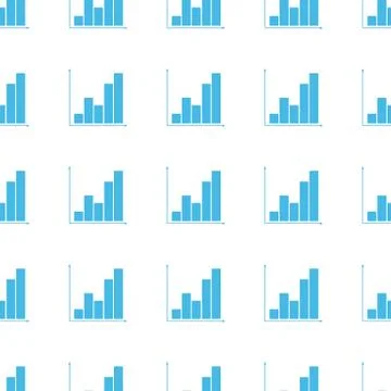 Unique Chart seamless pattern Illustrazione stock