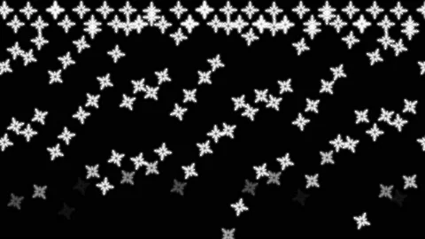 Unique christmas background with snow fall Video stock 222939446