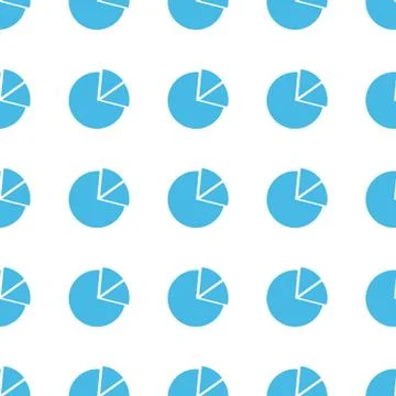 Unique Circle chart seamless pattern 스톡 일러스트