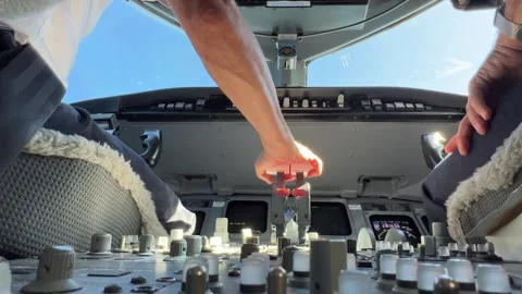 An unique close up view of a modern jet ... | Stock Video | Pond5