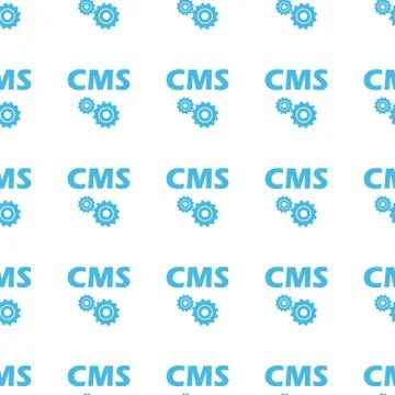 Unique Cms seamless pattern Stock Illustration