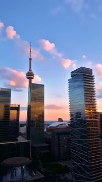 Unique CN Tower View Stock Photos