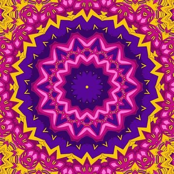 Unique coloring book square page set for adults Stock Illustration