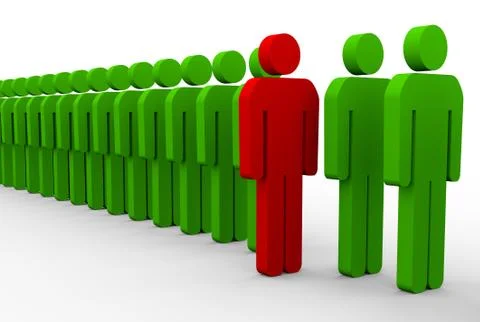 Unique concpet Stock Illustration