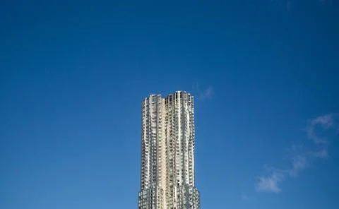 Unique condo tower Stock Photos