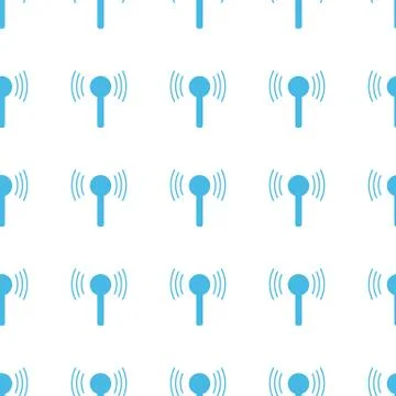 Unique Connection seamless pattern Illustrazione stock