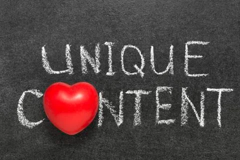 Unique content chb Stock Photos