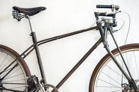 Unique custom-made bicycle Stock Photos