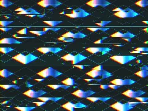 Unique Design Abstract Colorful Noise Glitch Video Damage Stock Footage 76497697