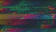Unique Design Abstract Colorful Noise Glitch Video Damage Stock Footage