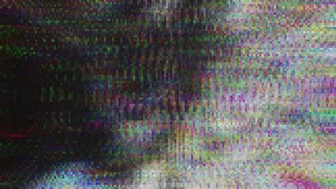 Unique Design Abstract Digital Animation Pixel Noise Glitch Error Video Damage Stock Footage 79767472