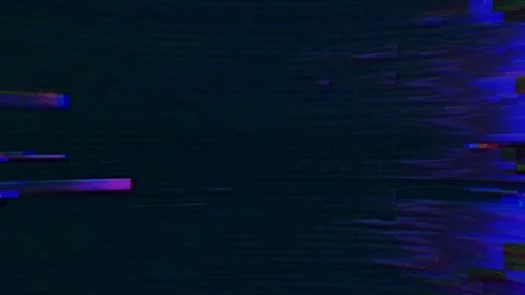Unique Design Abstract Digital Animation Pixel Noise Glitch Error Video Damage Stock Footage 81272483