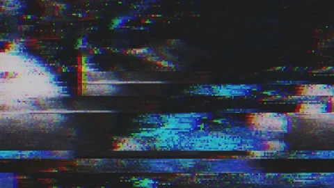 Unique Design Abstract Digital Animation Pixel Noise Glitch Error Video Damage Stock Footage