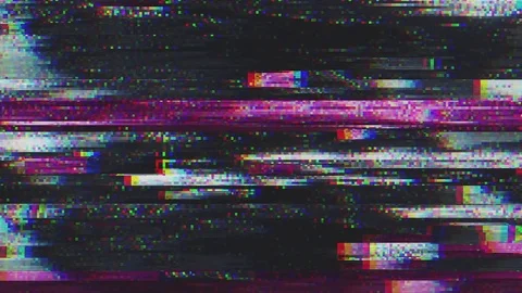 Unique Design Abstract Digital Animation Pixel Noise Glitch Error Video Damage 库存影片 83275726