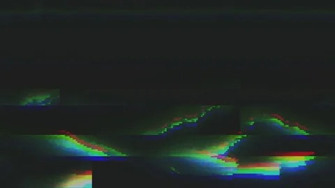Unique Design Abstract Digital Animation Pixel Noise Glitch Error Video Damage Stock Footage 83430305