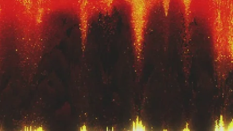 Unique Design Abstract Digital Animation Pixel Noise Glitch Error Video Damage Stock Footage 83733650