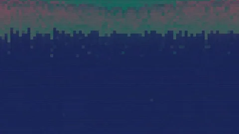 Unique Design. Abstract Digital Animation. Pixel Noise Glitch Error Video Damage Video stock 84145512
