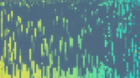 Unique Design. Abstract Digital Animation. Pixel Noise Glitch Error Video Damage Stock-Footage 84305535