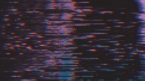 Unique Design. Abstract Digital Animation. Pixel Noise Glitch Error Video Damage Stockbeeldmateriaal 84512058