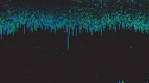 Unique Design. Abstract Digital Animation. Pixel Noise Glitch Error Video Damage Stock Footage 84569102